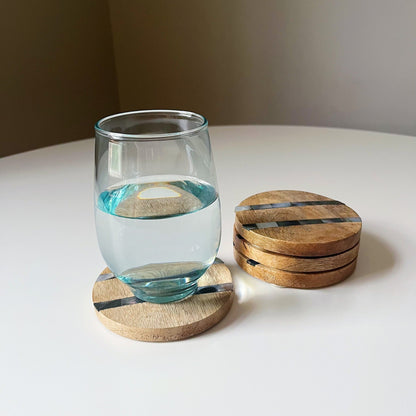 Iridescent Shell Coasters