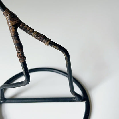 Black Wrought Iron Sculpture by Laurids Lonborg