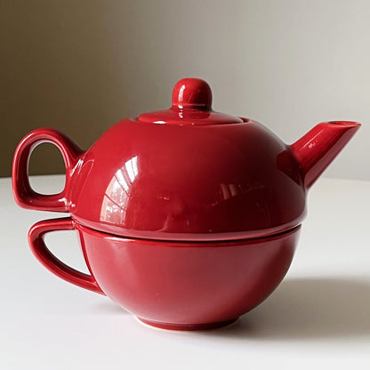 Individual Teapot with Matching Cup