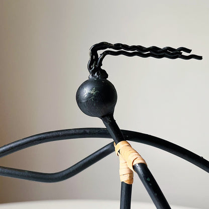 Wrought Iron Double Candle Holder by Laurids Lonborg