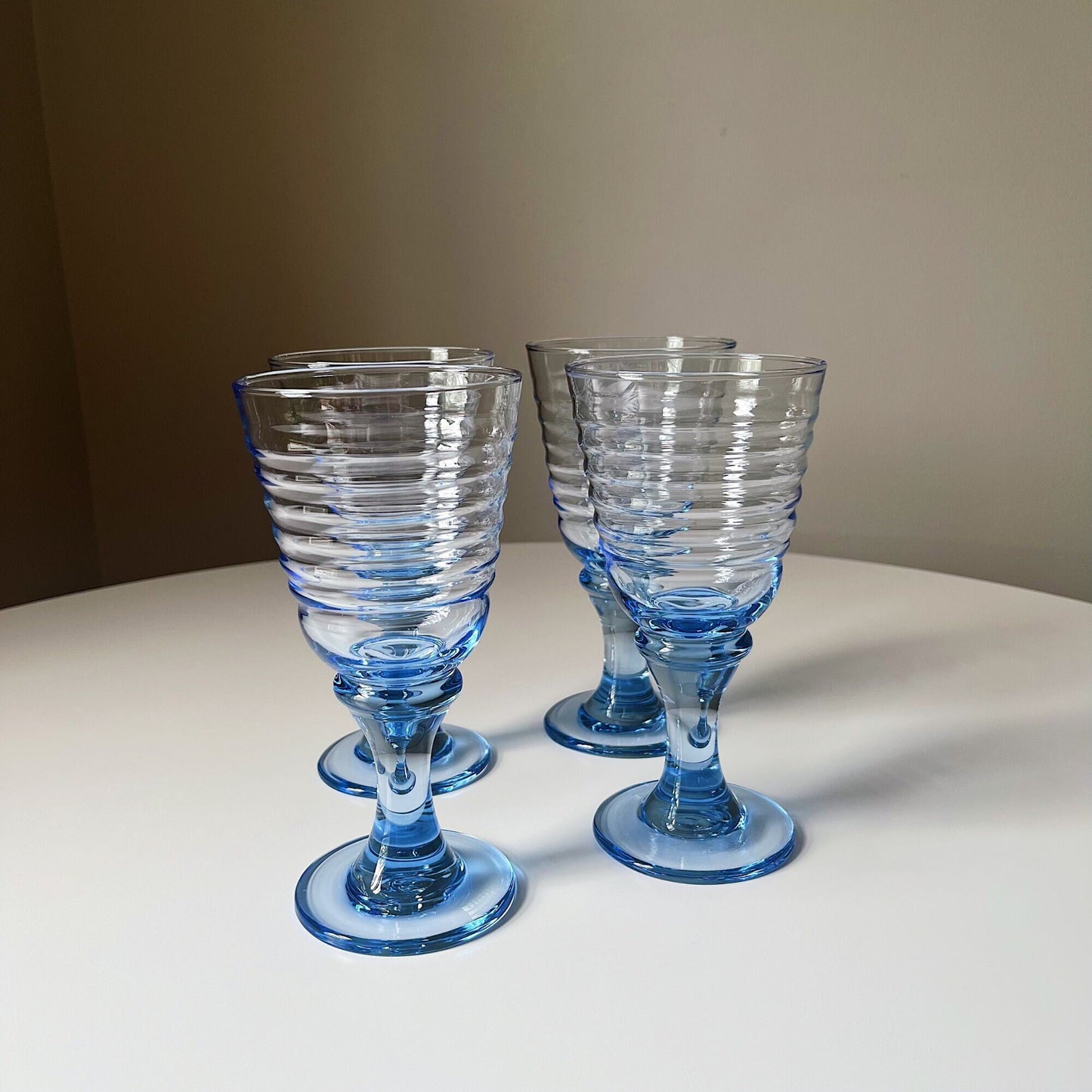 Sirrus Cobalt Blue Water Goblets by Libbey