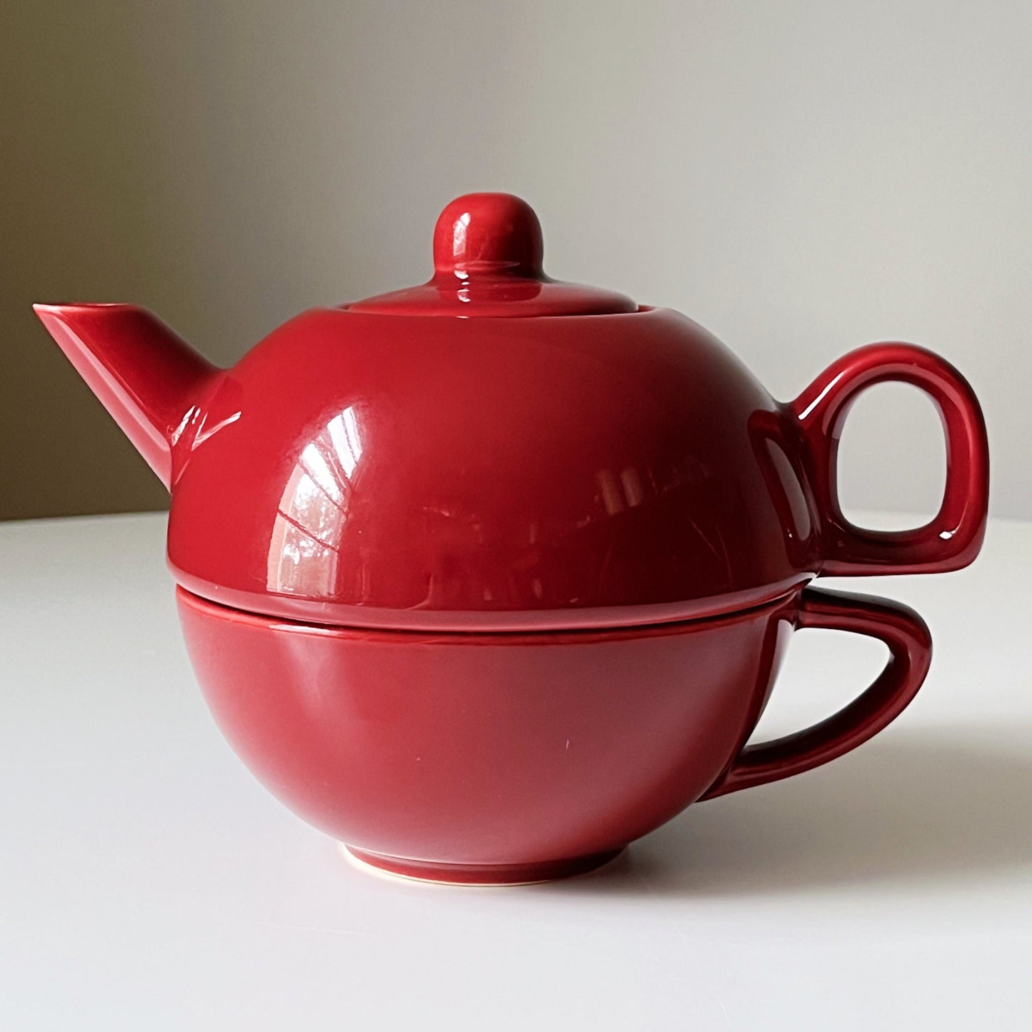 Individual Teapot with Matching Cup