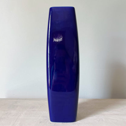 Fukagawa Cobalt Blue Japanese Vase