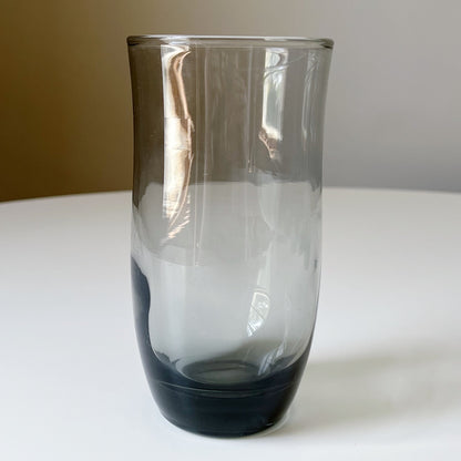 Smokey Gray Glass Highball Tumblers