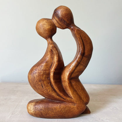 Abstract Romantic Solid Wood Sculpture