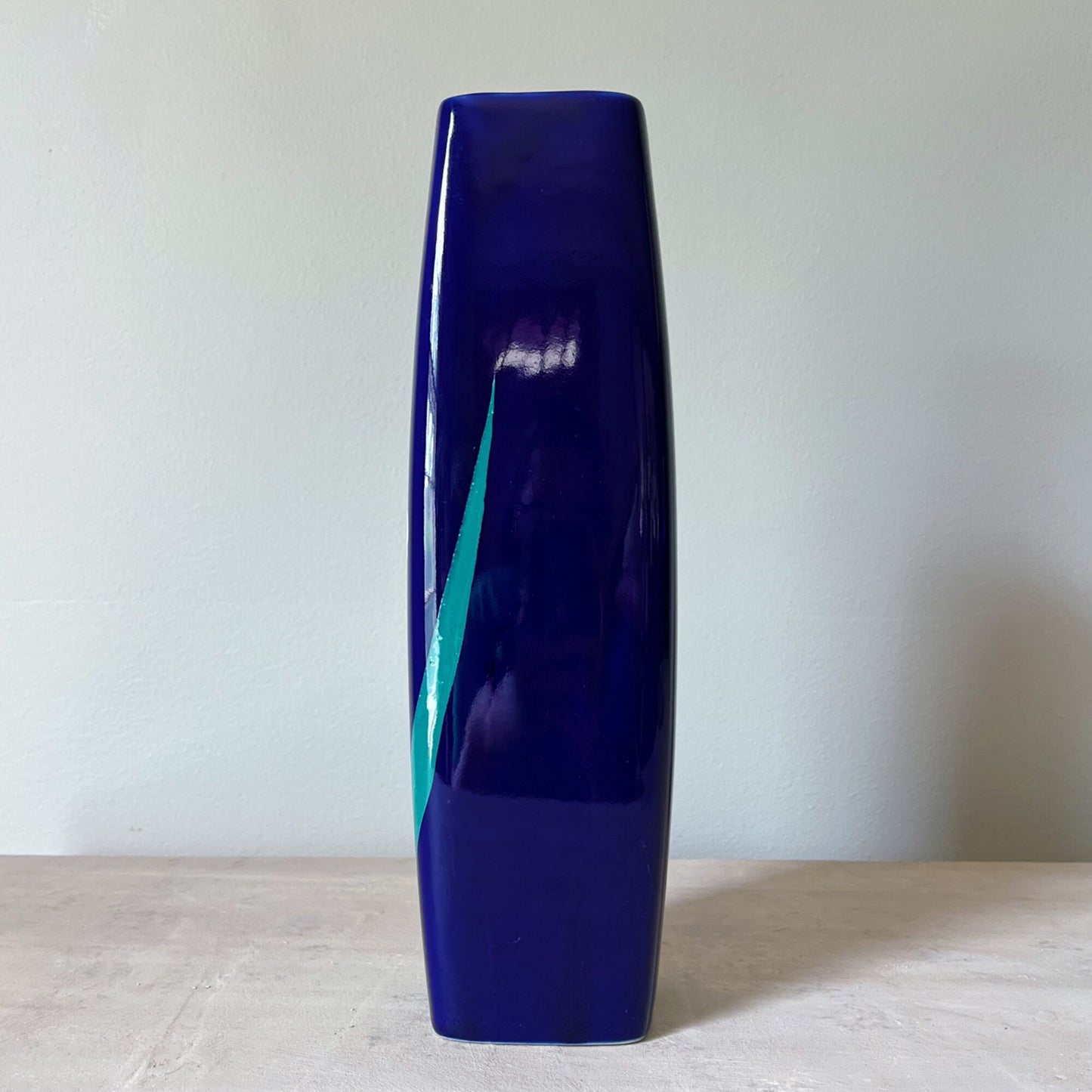 Fukagawa Cobalt Blue Japanese Vase