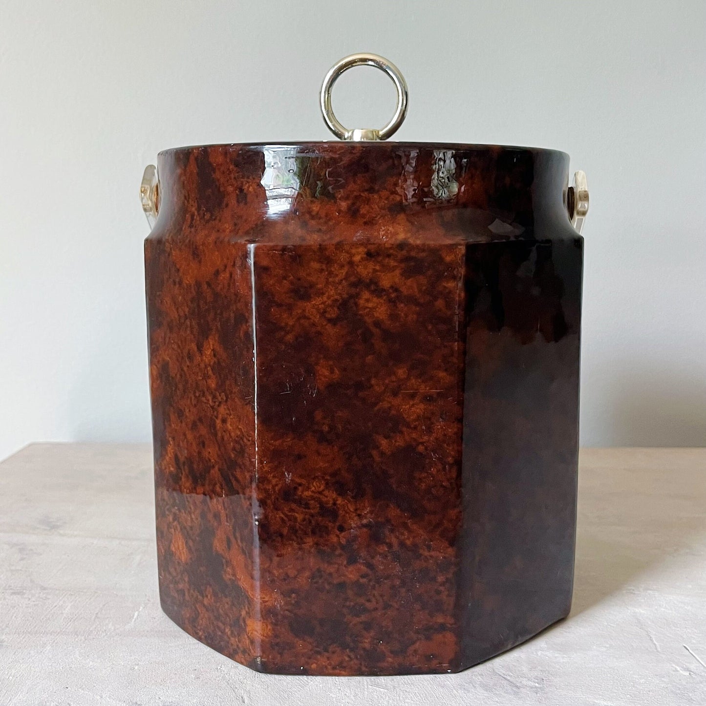 Tortoiseshell Padded Ice Bucket by Genpak