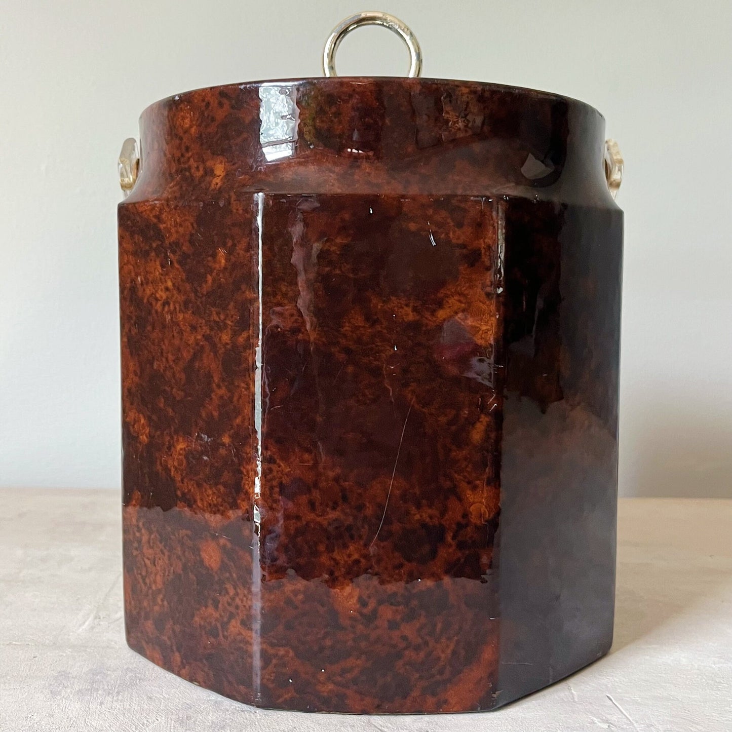 Tortoiseshell Padded Ice Bucket by Genpak