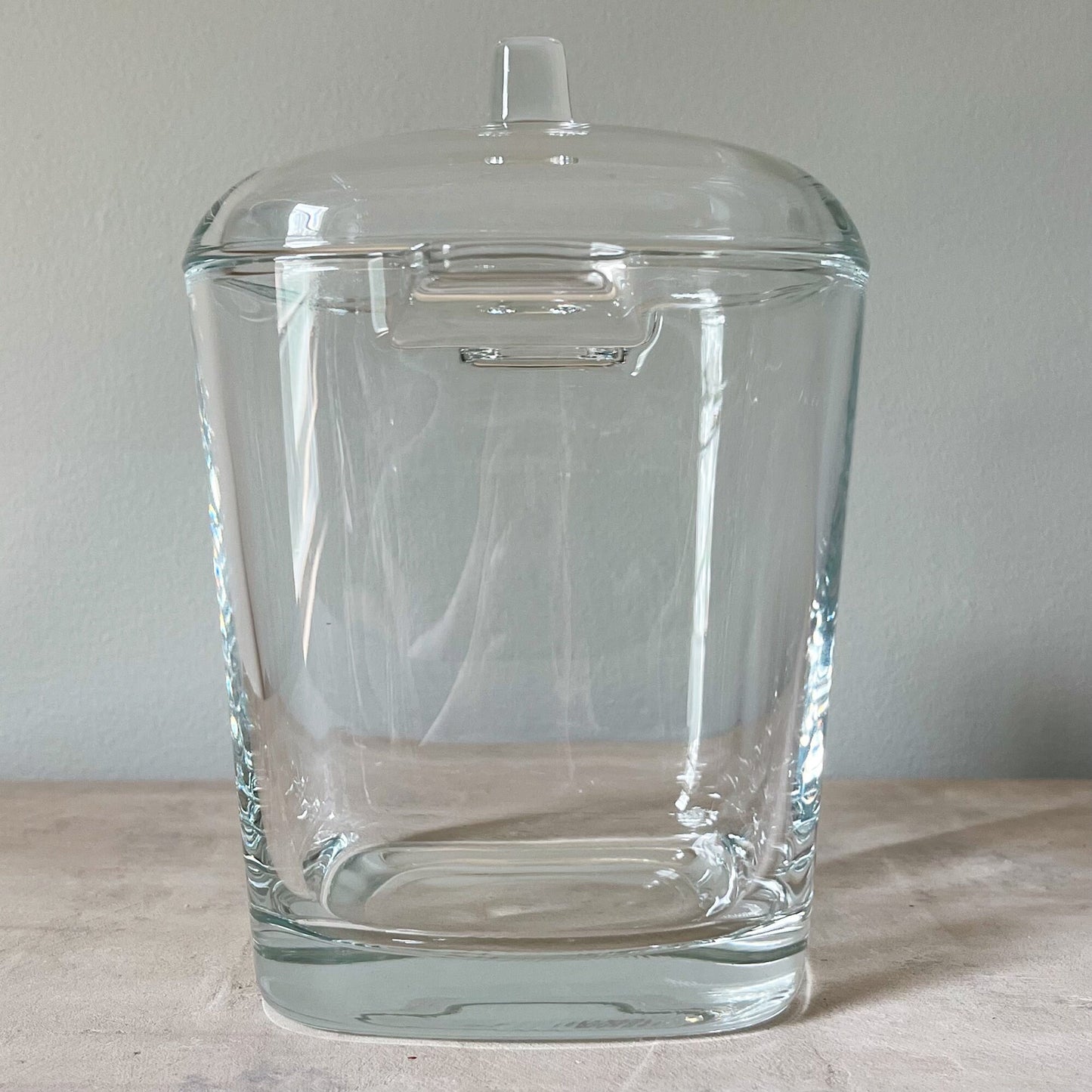 Square Shape Apothecary Jar