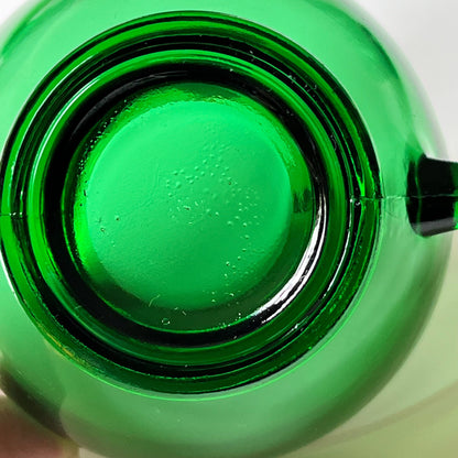 Emerald Green Glass Tea Cups