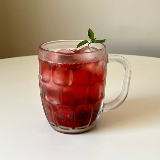 Glass Barrel Shaped Mug (Made in Mexico)