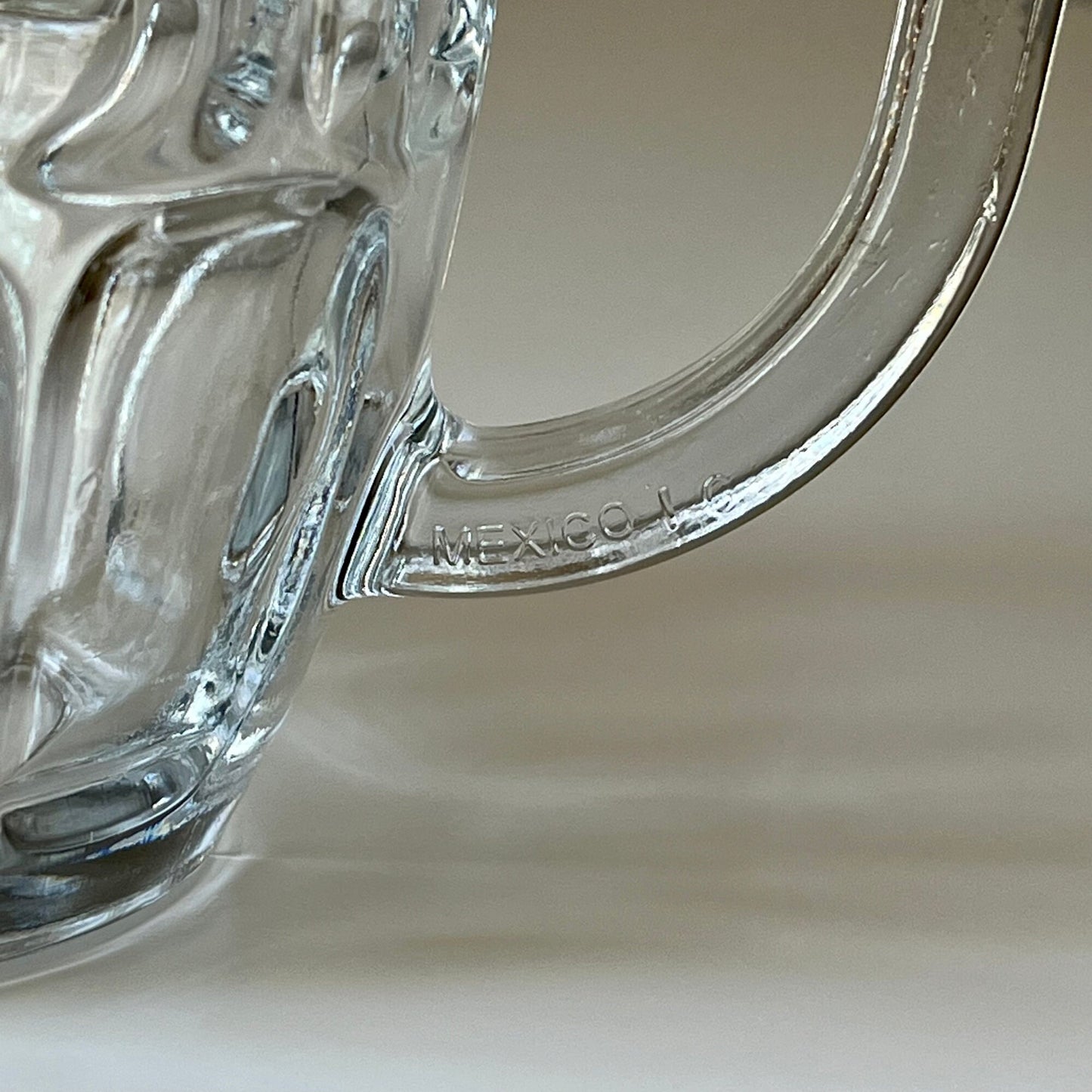 Glass Barrel Shaped Mug (Made in Mexico)