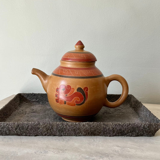 Hand Crafted Latin American Folk Art Teapot