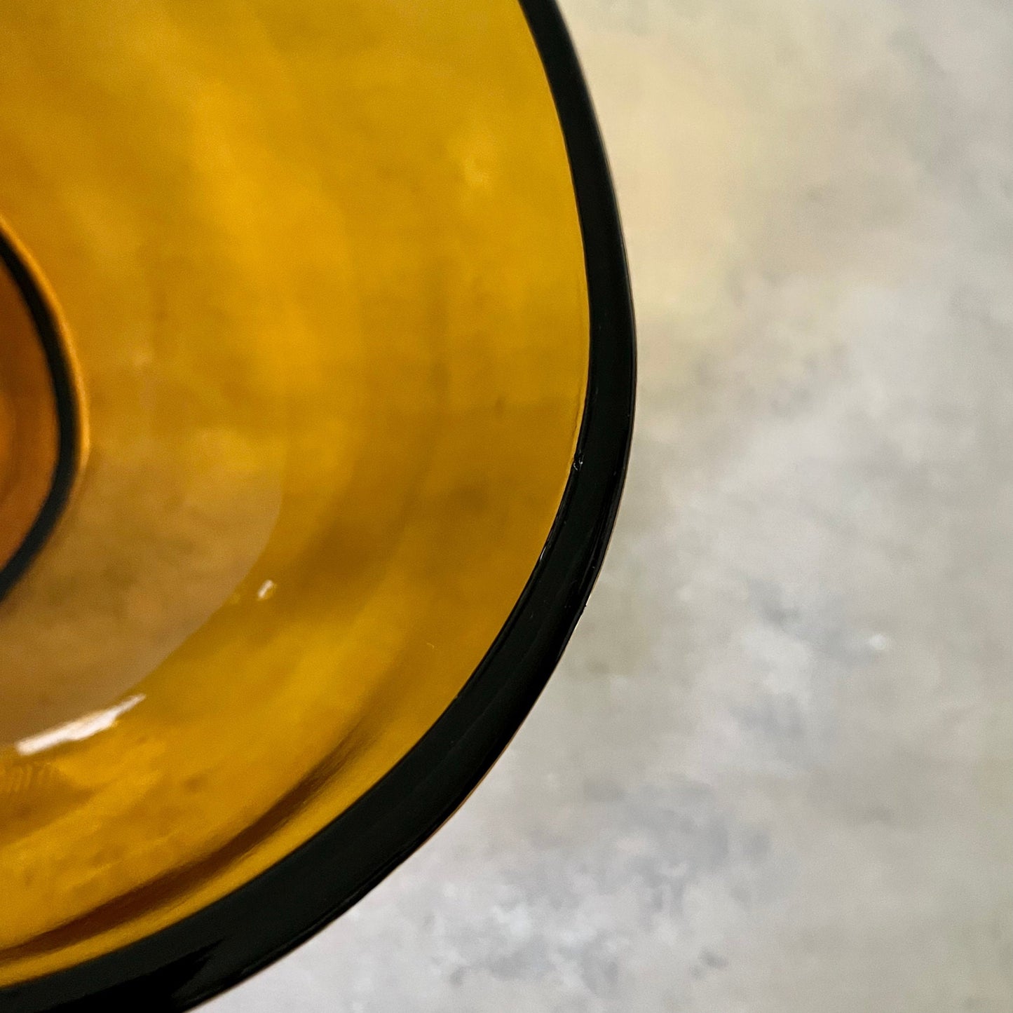 Amber Glass Serving Bowl by Hazel Atlas