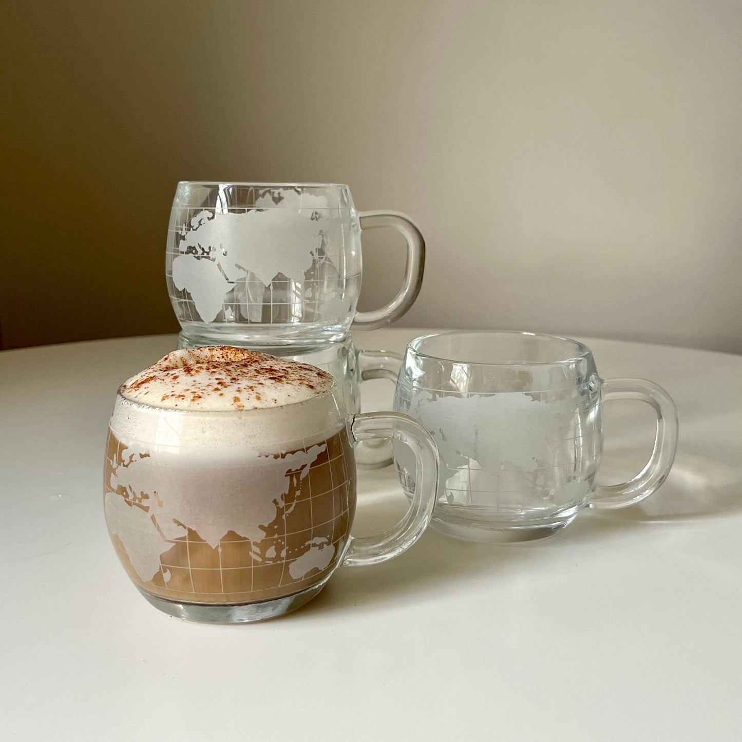 Globe Coffee Mugs by Nescafe