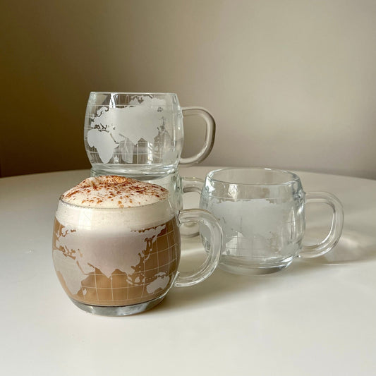 Globe Coffee Mugs by Nescafe