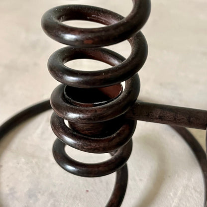 Cast Iron Spiral Adjustable Chamberstick