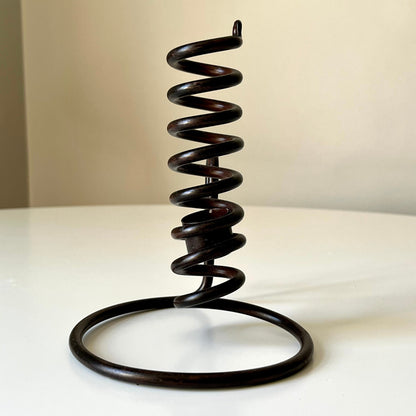 Cast Iron Spiral Adjustable Chamberstick