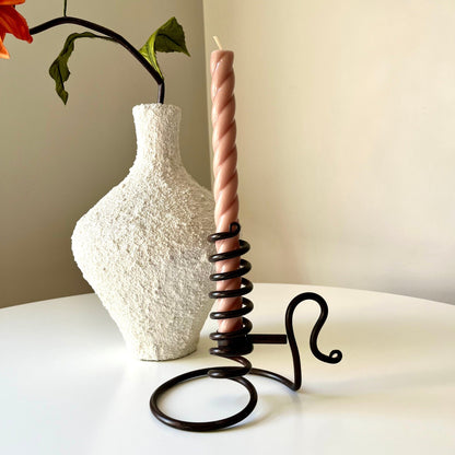 Cast Iron Spiral Adjustable Chamberstick