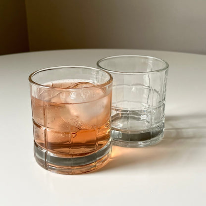 Manchester Tartan Pattern Whiskey Glasses