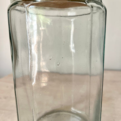 Medium Clear Glass Jars with Wood Lids