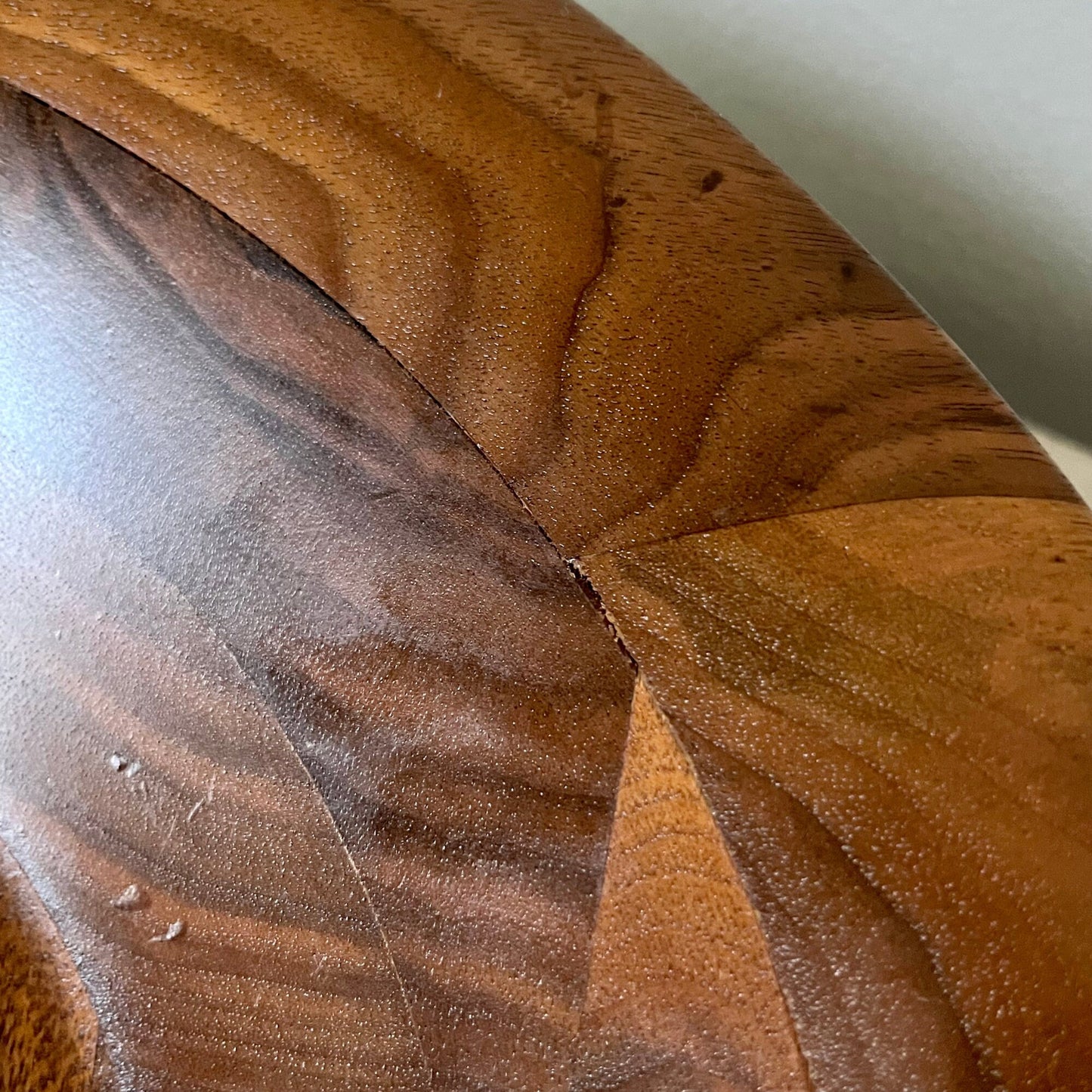 Solid American Walnut Salad Bowl Set