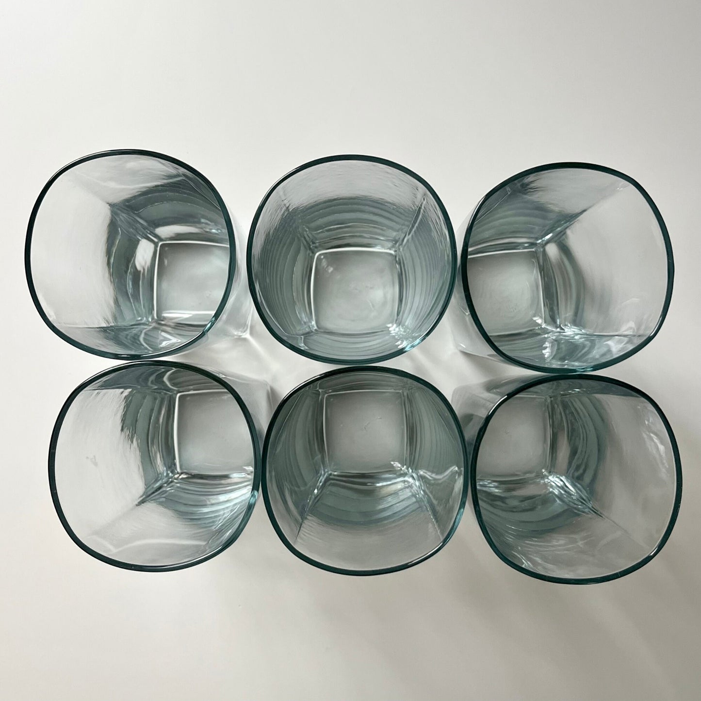 Highball Square Shaped Tumblers with Heavy Bottom