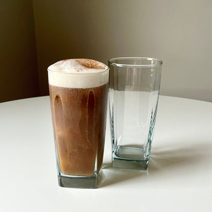 Highball Square Shaped Tumblers with Heavy Bottom