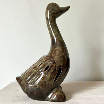 Ceramic Glazed Goose Shaped Lantern