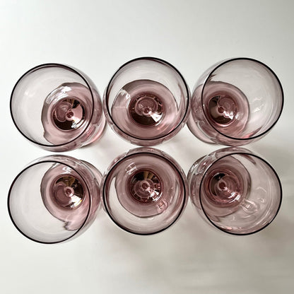 Metropolitan Plum Water Goblets