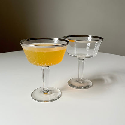 Solitaire Champagne Coupes by Lenox