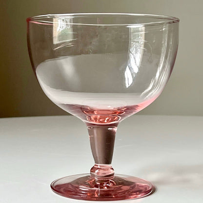 Light Pink Margarita Glasses/Dessert Coupes