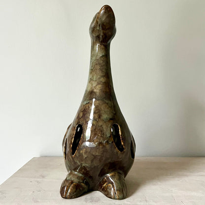 Ceramic Glazed Goose Shaped Lantern