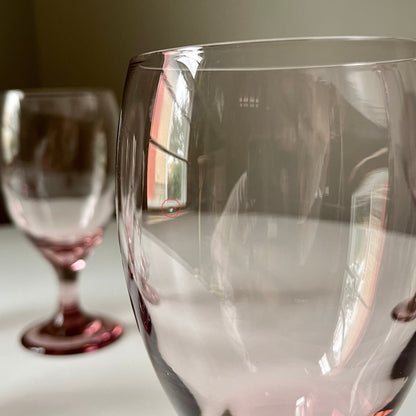 Metropolitan Plum Water Goblets