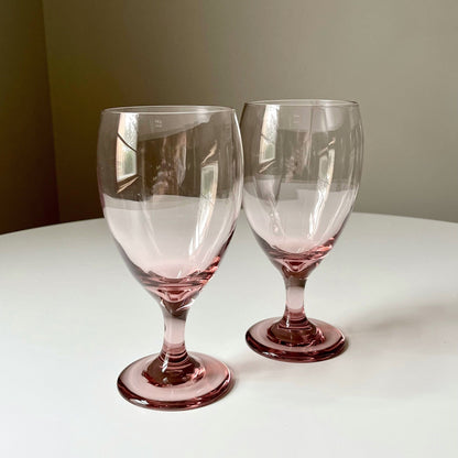 Metropolitan Plum Water Goblets