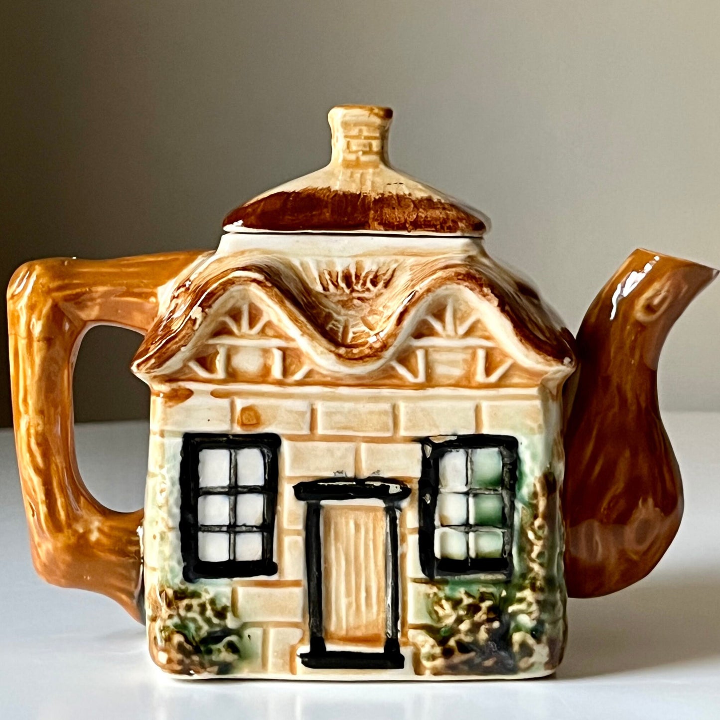 Cottage Ware Ceramic Hand Painted Tea Pot