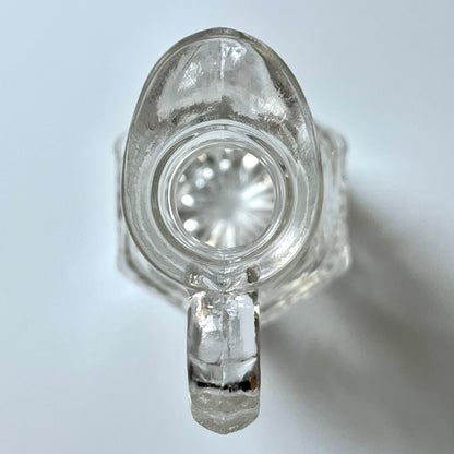 Glass Cruet with Intricate Etched Design