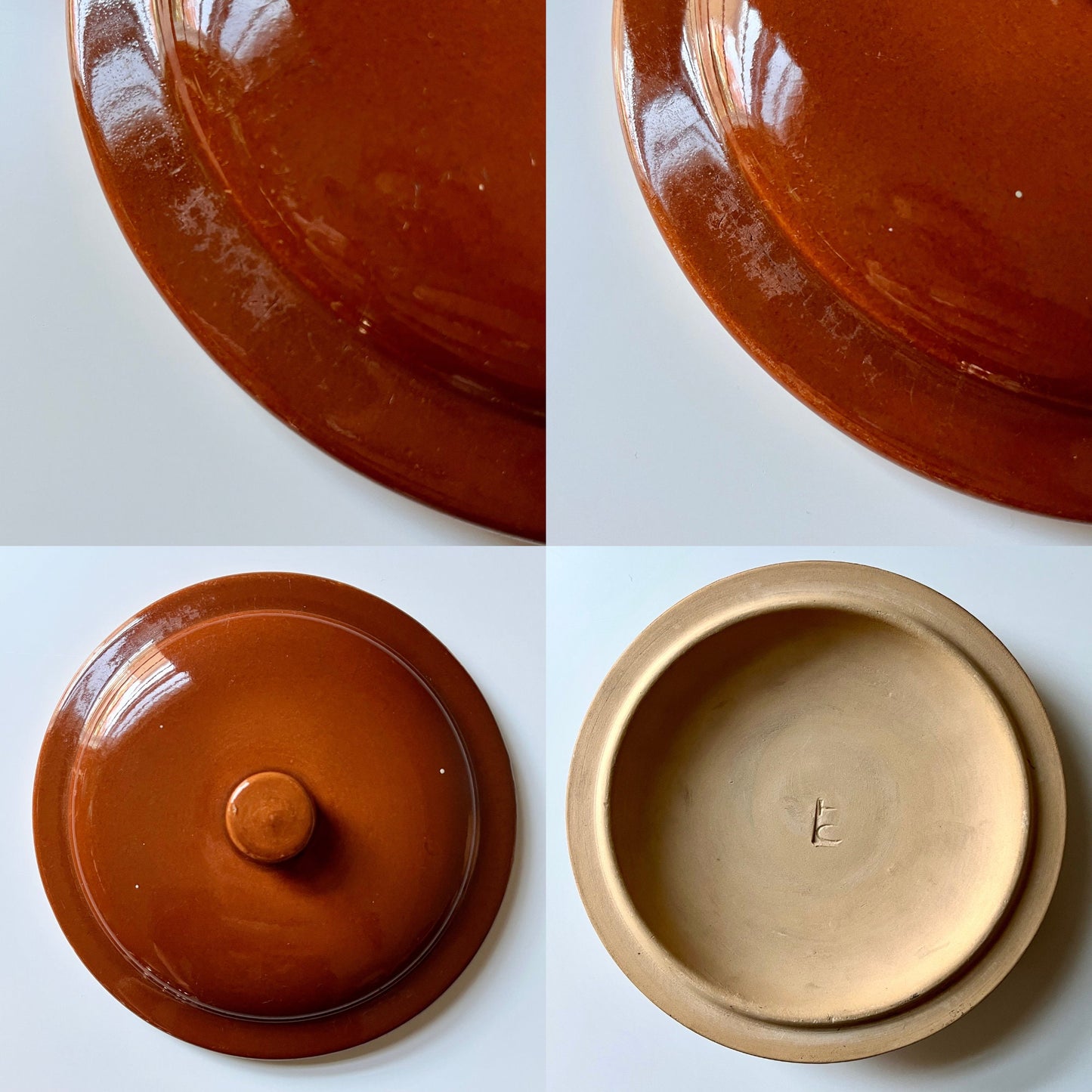 Large Lidded Bowl with Handle by Provincial Ware