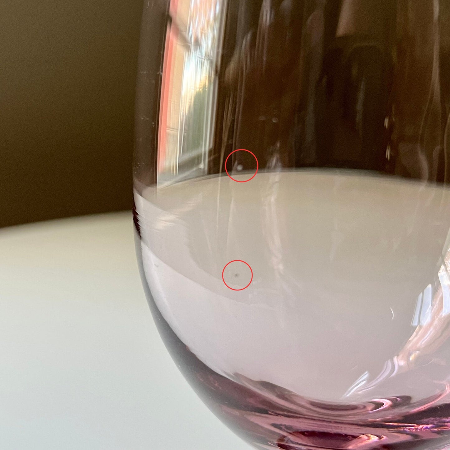 Premier Pink Plum Wine Glasses by Libby