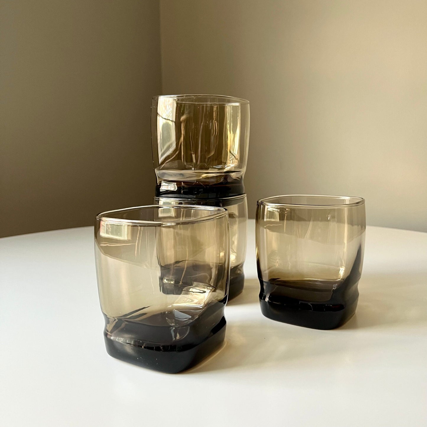 Tawny Carrington Style Whisky Glasses by Libbey