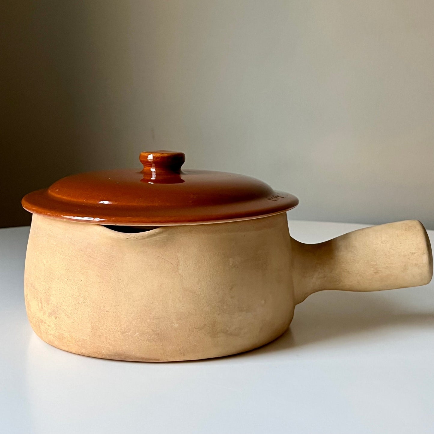 Large Lidded Bowl with Handle by Provincial Ware