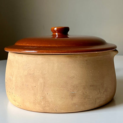 Large Lidded Bowl with Handle by Provincial Ware