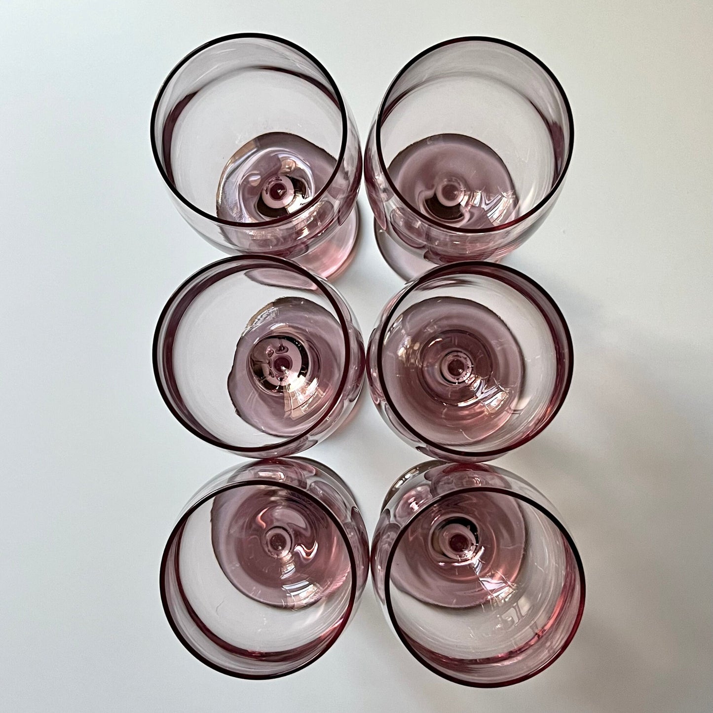 Premier Pink Plum Wine Glasses by Libby