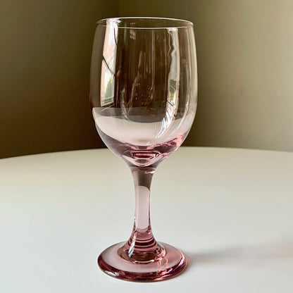 Premier Pink Plum Wine Glasses by Libby