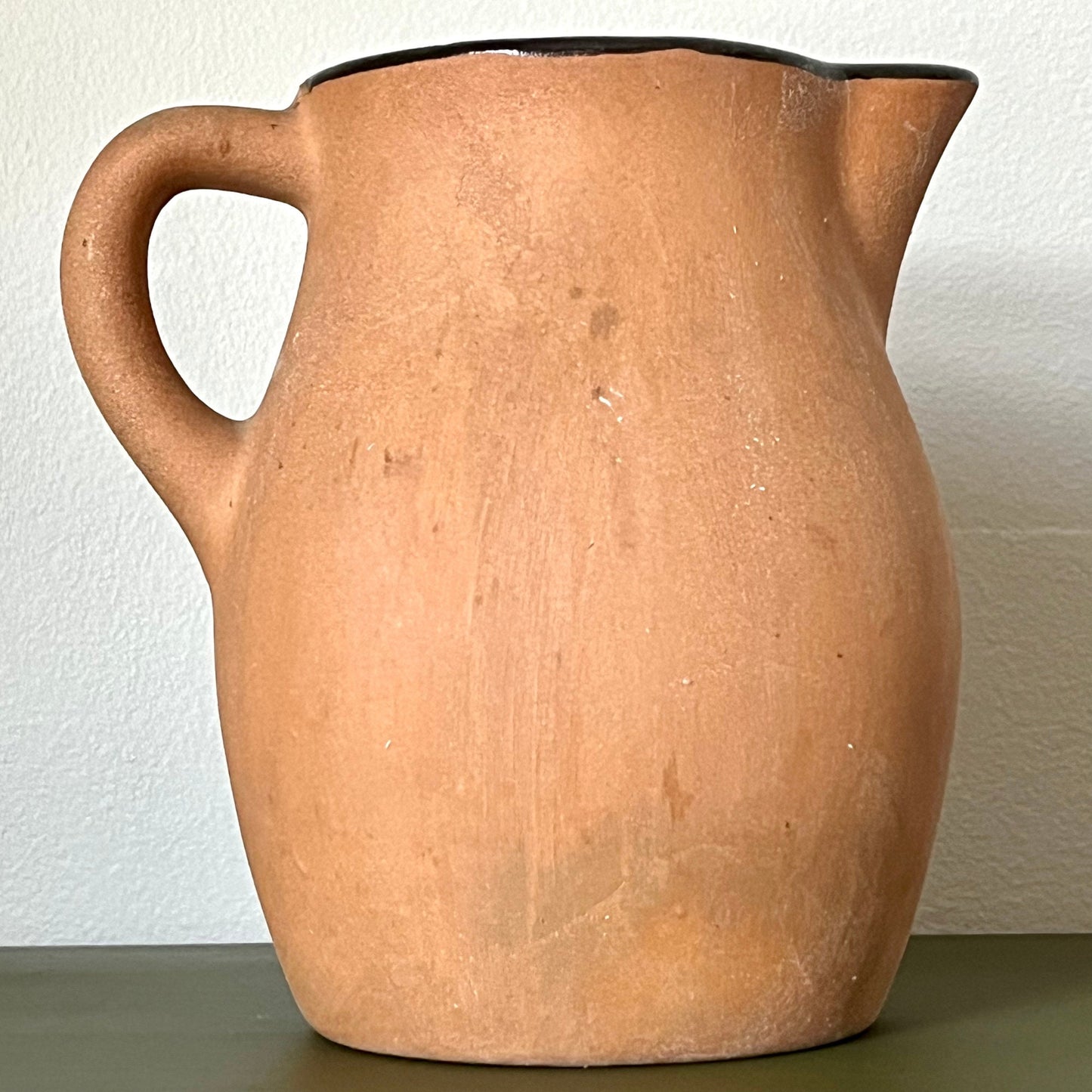 Hand Painted Ceramic Jug with Delicate Flower Design