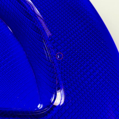 Cobalt Blue Glass Serving Tray