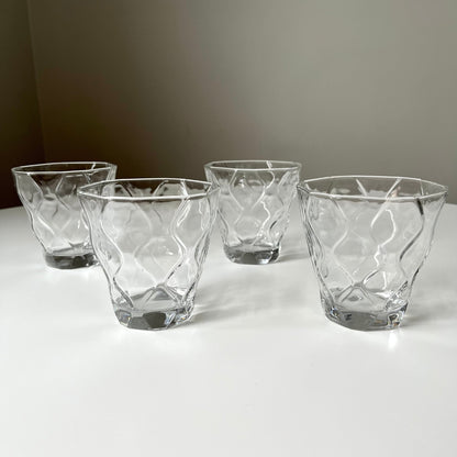 Geometric Patterned Cocktail Glasses