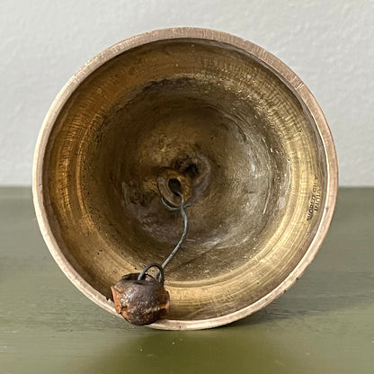 Brass Candle Holders with Etched Flower Pattern