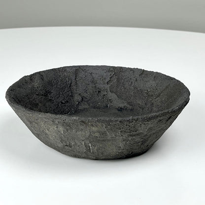 Dark Aged Concrete Decorative Bowl