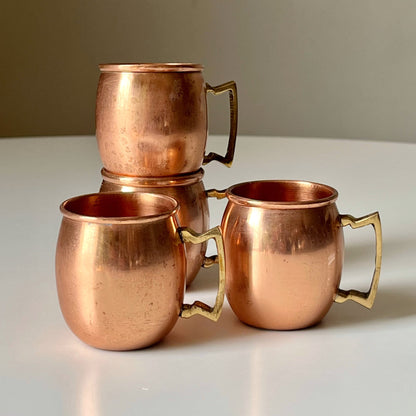 Genuine Copper Mini Moscow Mule Mugs